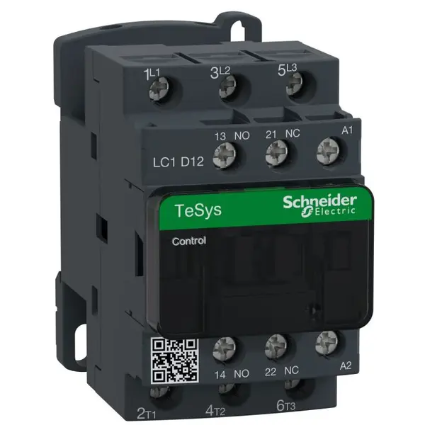 Contactor TeSys D 3P(3 NO) 440 V 12 A bobina 24 V c.a Schneider LC1D12B7