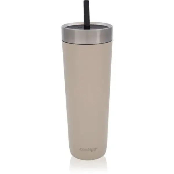 Contigo Luxe Spillproof Tumbler cană termoizolantă culoare Light Brown 720 ml