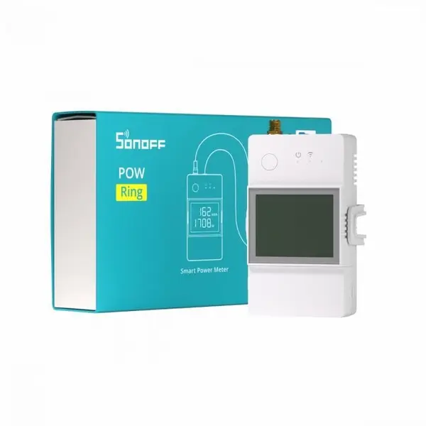 contor de energie sonoff powct, cu transformator de 50a inclus, wi-fi