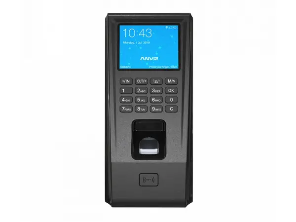 Control acces Anviz EP30, TCP/IP, Wi-Fi, amprenta, parola, card, 125KHz, 13.56MHz, Wiegand