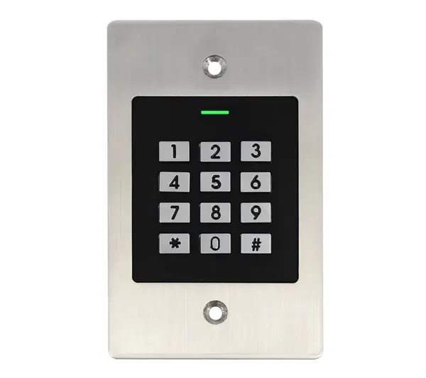 Control acces RFID 125KHz EM + PIN, Wiegand, NO/NC/COM, Alarma anti-manipulare, IP66, SECUKEY-EK2