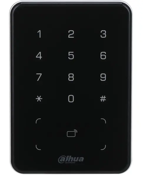 Control acces RFID 125KHz si Mifare 13.56khz + PIN, Wiegand, IP66, Dahua ASR2101A-ME