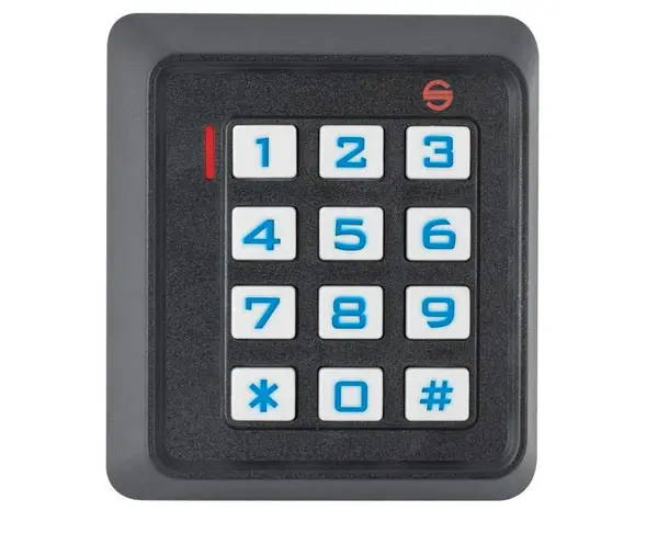 Controler acces standalone, card RFID 125 kHz, PIN, tastatura iluminata, Wiegand 26 in/out, negru, Silin, SK-30EM-B