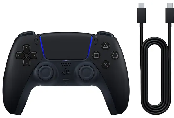 Controler fără fir DualSense - Midnight Black + USB Cable for PC