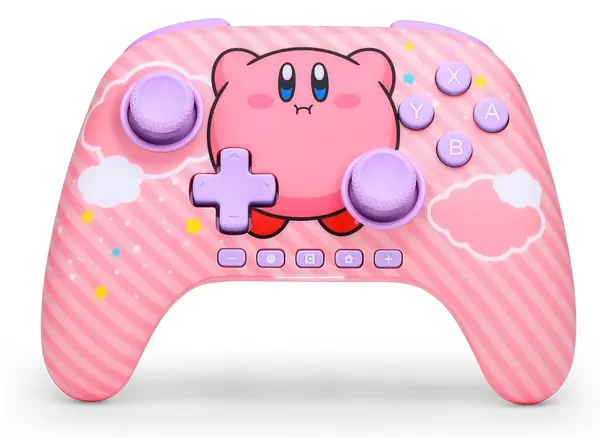Controler fără fir PowerA - Advantage Wireless, Kirby Puff (Nintendo Switch 2)