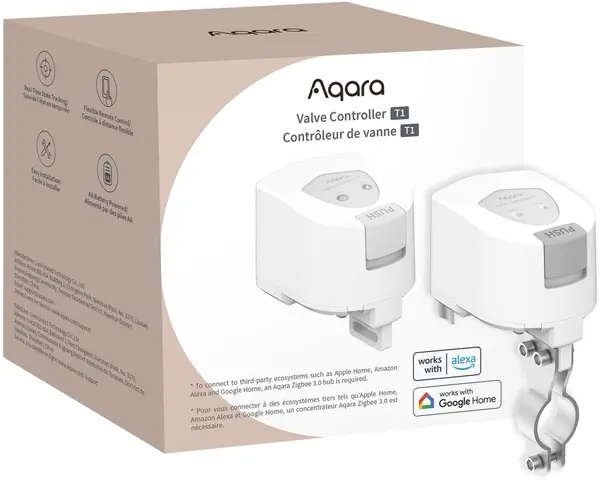 Controler inteligent pentru robineți Aqara - Valve Controller T1, alb
