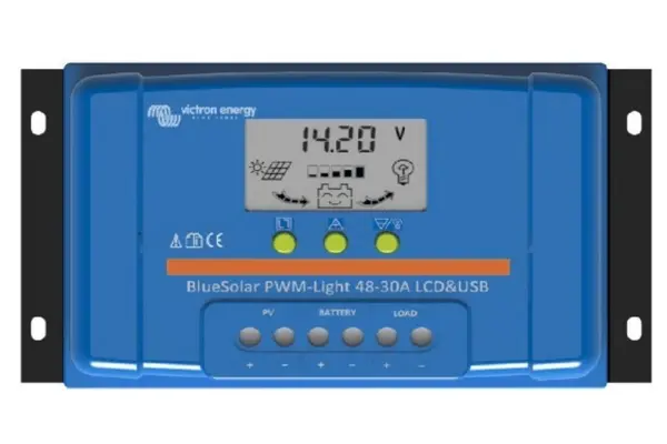 Controler solar de incarcare Victron BlueSolar PWM 48V 30A, USB, LCD