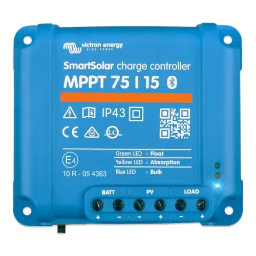 Controler solar MPPT Victron SmartSolar 75 15, 15A 12V 24V, cu Bluetooth integrat