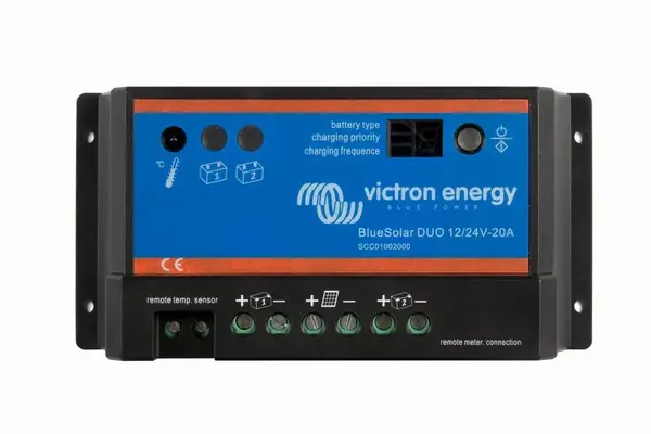 Controler solar Victron BlueSolar PWM-Light 12 24V 20A, regulator pentru iluminat si sisteme solare mici
