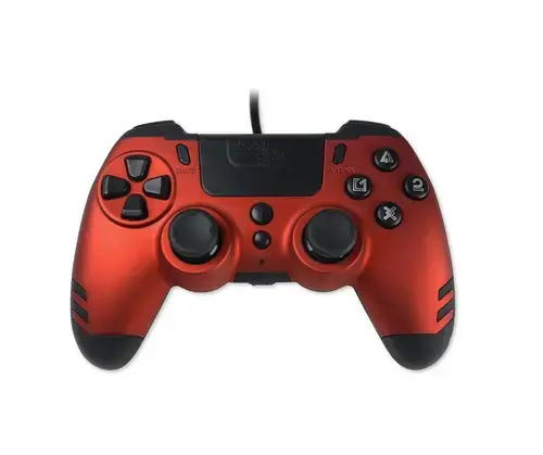 Controller cu fir Steel Play MetalTech (Rosu)