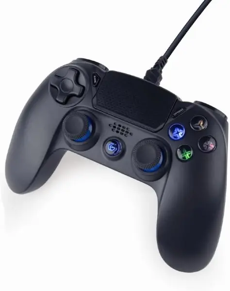 Controller Gembird - JPD-PS4U-01, cu fir (PS4/PC)