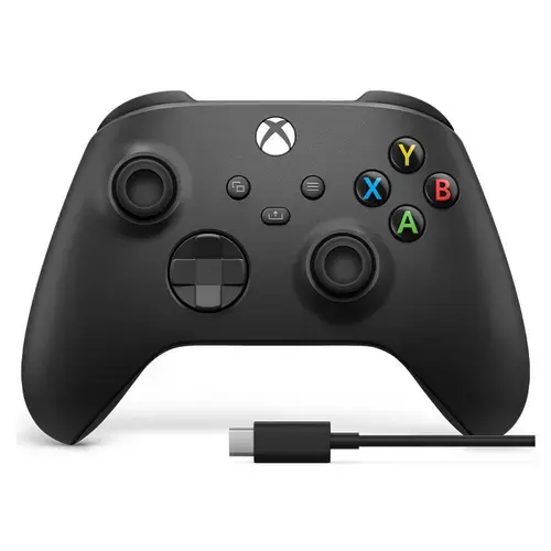 Controller Microsoft Xbox Series X Wireless + cablu USB Type-C (Negru)