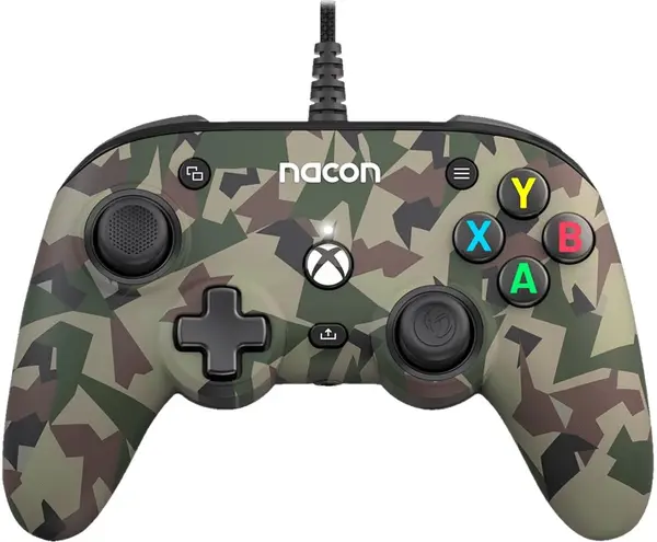 Controller Nacon - Pro Compact, camuflaj verde (Xbox One/Series S/X)
