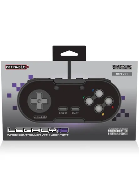 Controller Retro Bit Legacy 16 USB Port Black