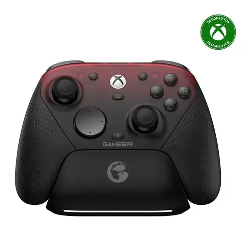 Controller Wireless GameSir G7 Pro Shadow Ember Edition, pentru Xbox Series X|S, Xbox One, PC (Negru/Rosu)