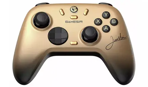 Controller Wireless GameSir Nova 2 Lite Champion Edition, Compatibil Nintendo Switch, Windows PC, Steam Deck, Android, iOS (Auriu)