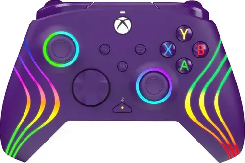 Controller Wireless PDP Afterglow Wave pentru Nintendo Switch/ Switch OLED, Autonomie 40 ore (VioleT)