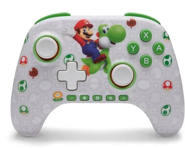 Controller wireless PowerA - Advantage Wireless, Mario & Yoshi (Nintendo Switch 2)