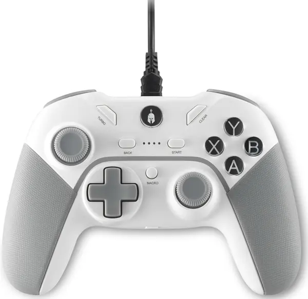 Controlor Spartan Gear - Pelekys, alb (PC, PS3)