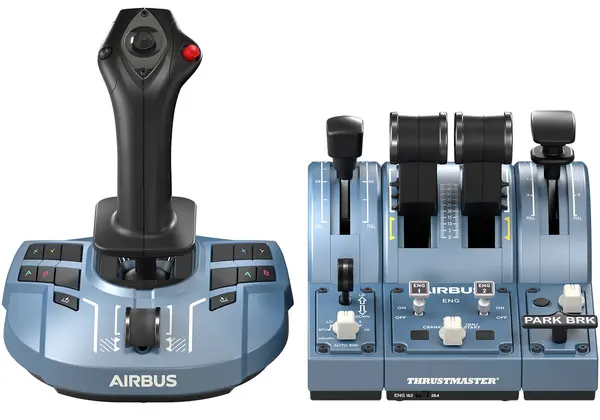 Controlor Thrustmaster - TCA Captain pack X Airbus Edition, albastru