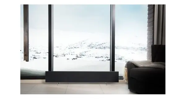 Convector electric ADAX NEO L 04 KWT, 400W, Termostat Wi-Fi, 5 ani garantie, gri