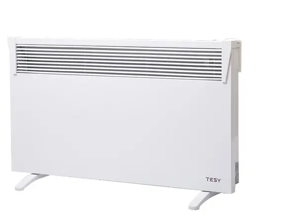 Convector electric de podea TESY CN 03 150 MIS F, 1500W, Termostat reglabil, alb