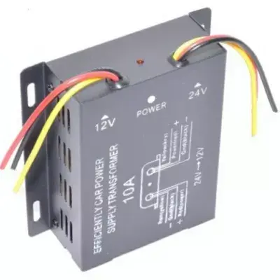 Convertor Auto 24V la 12V 10A 120W pentru Camion Rulota TIR