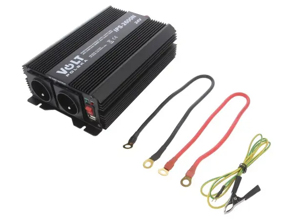 Convertor: auto dc/ac 1300W Uieş: 230VAC 21÷31VDC 255x160x70mm 3IPSN26024 IPS2600/24V-N