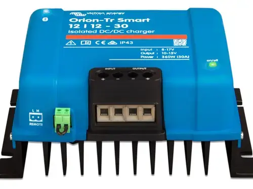 Convertor cu charger DC-DC Victron Energy Orion-Tr Smart Isolated 12/12-30, 360W (Albastru)