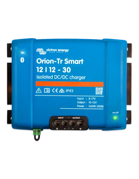 Convertor cu încărcător DC-DC Orion-Tr Smart Isolated 12/12-30 (360W), ORI121236120