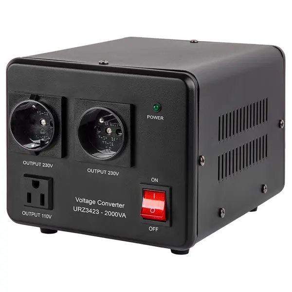 Convertor de tensiune 1600 W / 2000 VA, 115/230 V, unda sinusoidala, Kemot URZ3423