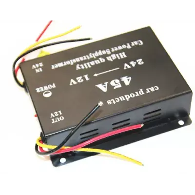 Convertor Tensiune Auto 24V la 12V 45A Stabilizator Profesional Camioane