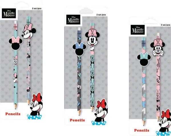 Cool Pack Minnie Mouse creioane Minnie Mouse - HB, 2 bucăți, asortiment
