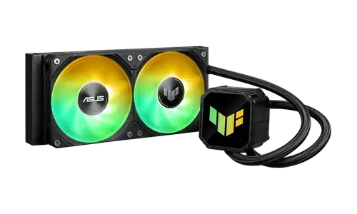 Cooler CPU AIO ASUS TUF GAMING LC III 240 ARGB, Racire cu lichid, 2x120mm, 650-2600 RPM (Negru)