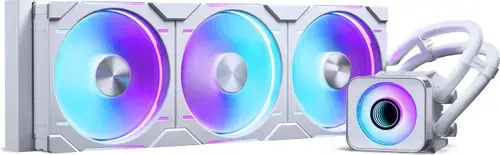 Cooler CPU AIO PHANTEKS Glacier One 420D30 X2, Racire cu lichid, D-RGB, 420mm (Alb)