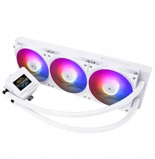 Cooler CPU AIO Thermalright Frozen Warframe 360 SE ARGB, Racire cu lichid, 360mm, 3x TL-P12-S 120mm, S-FDB, 4-PIN (Alb)