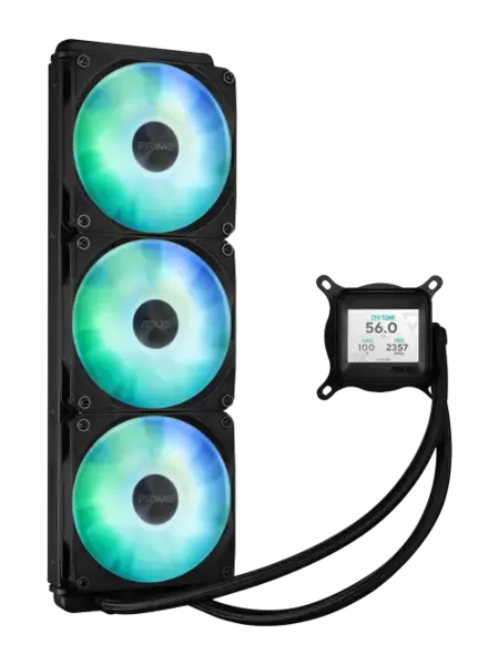 Cooler CPU ASUS PRIME LC 360 ARGB LCD, 3 x 120mm, Display 2.3inch LCD