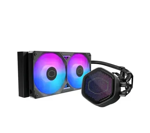 Cooler CPU CoolerMaster MasterLiquid 240 Atmos II Pixel LCD, aRGB, 2 x 120 mm (Negru)
