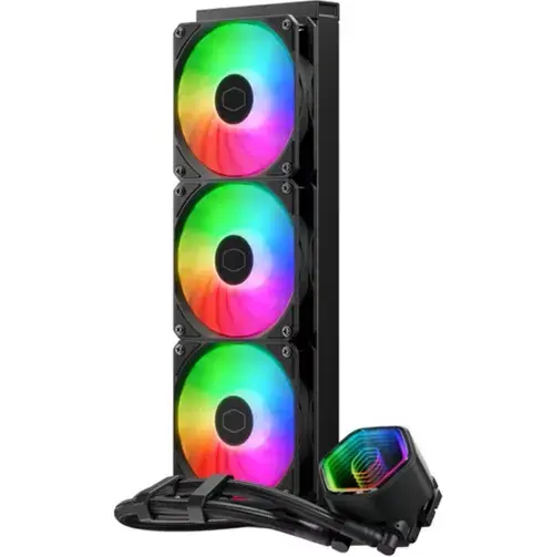 Cooler CPU CoolerMaster MasterLiquid 360 Core II, aRGB, 3 x 120 mm, 650 - 1750 RPM (Negru)