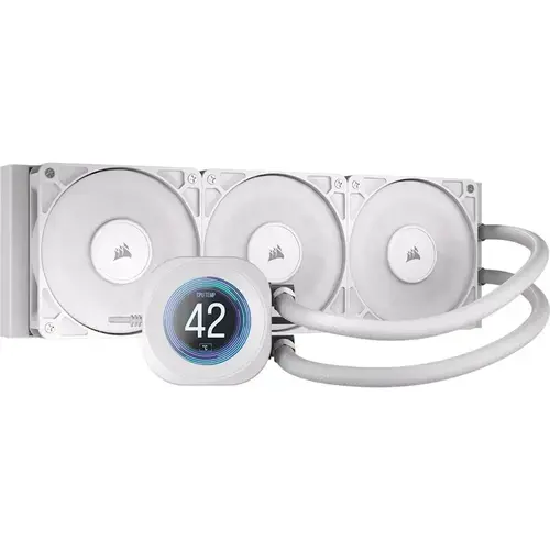 Cooler CPU Corsair Nautilus 360 RS LCD, 420 - 2100rpm (Alb)