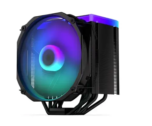 Cooler CPU Endorfy Fortis 5, iluminare aRGB, 250 - 1800rpm, 140mm (Negru)