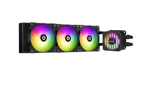 Cooler CPU Enermax LIQMAXFLO 360mm RGB, 3000 RPM (Negru)