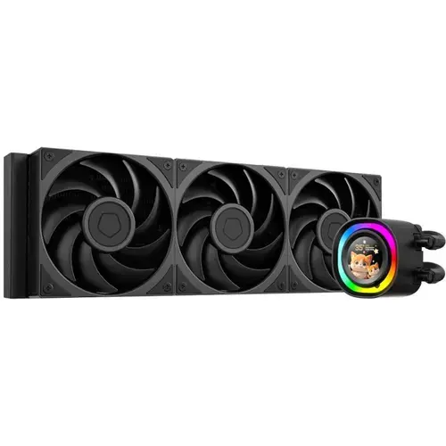 Cooler CPU ID-Cooling FX360 LCD PE, 2900 RPM, 3 x 120mm (Negru)