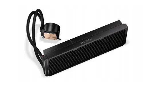 Cooler CPU Krux HydroX 360, 3 x 120mm, iluminare aRGB, 1800rpm (Negru)