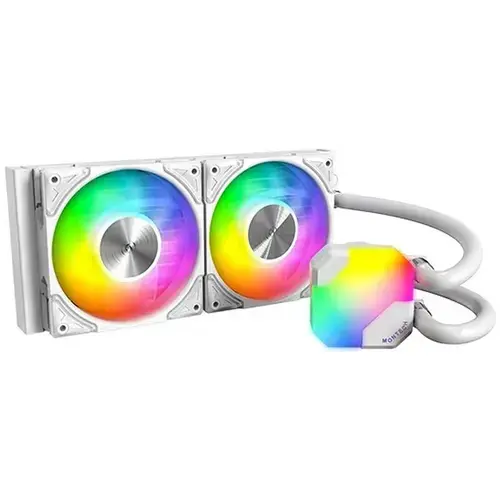 Cooler CPU Montech HyperFlow ARGB 240, Alb