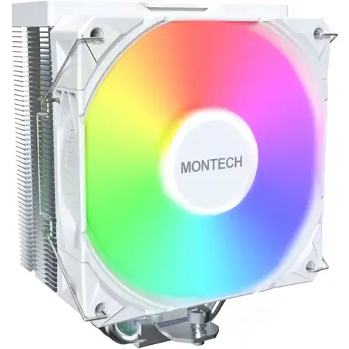 Cooler CPU Montech NX400 aRGB, 800 - 2000RPM, 120 mm (Alb)