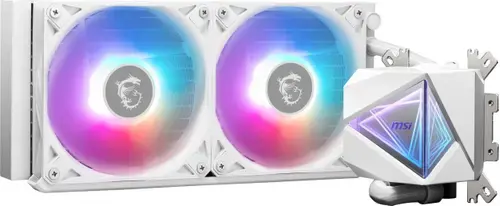 Cooler CPU MSI MAG CORELIQUID I240, Racire cu lichid, AIO 240mm, RGB, Intel/ AMD (Alb)