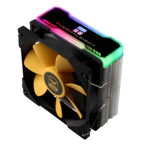 Cooler CPU Thermalright BLACK EAGLE, TUF Gaming Alliance, RGB, 600-1500 RPM (Negru/Portocaliu)