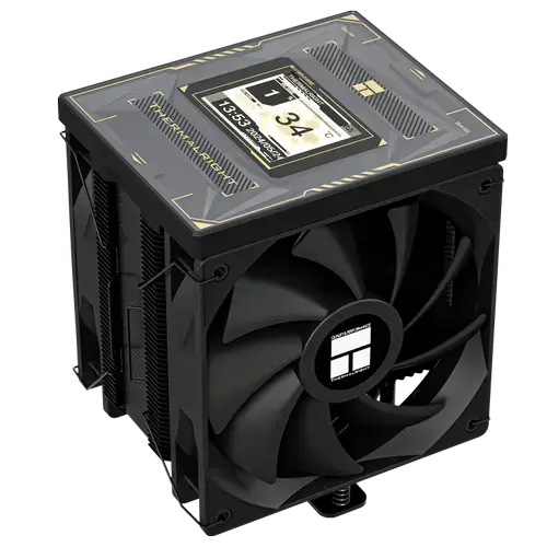 Cooler CPU Thermalright Burst Assassin 120 Vision Black, 2x120mm, 1500 RPM, 66.17/58 CFM, S-FDB (Negru)