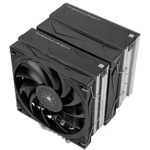 Cooler CPU Thermalright Royal Knight 120, 2x120mm, 1900/2150 RPM, 4-PIN PWM (Negru/Argintiu)